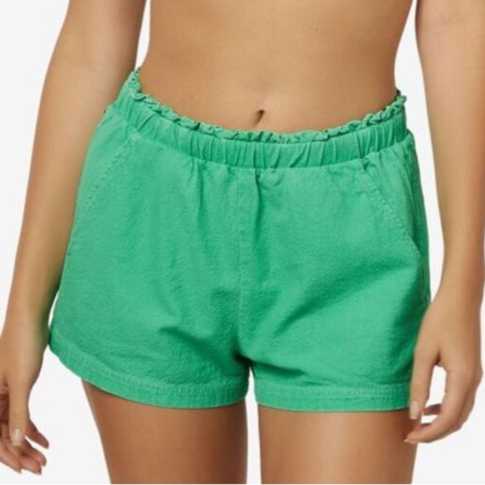 O'Neill Green High Waist Shorts for Active Comfort